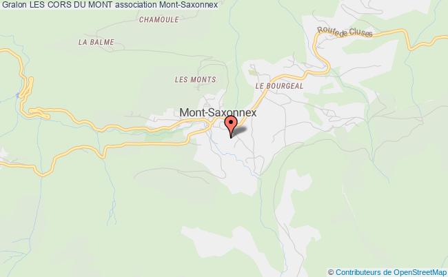 plan association Les Cors Du Mont Mont-Saxonnex