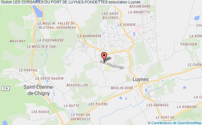 plan association Les Corsaires Du Port De Luynes-fondettes Luynes