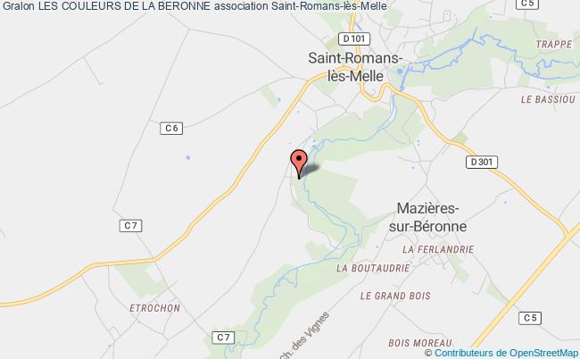plan association Les Couleurs De La Beronne Saint-Romans-lès-Melle