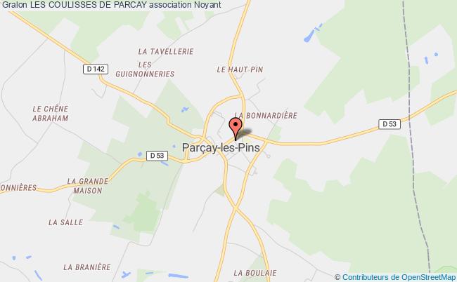 plan association Les Coulisses De Parcay Noyant-Villages