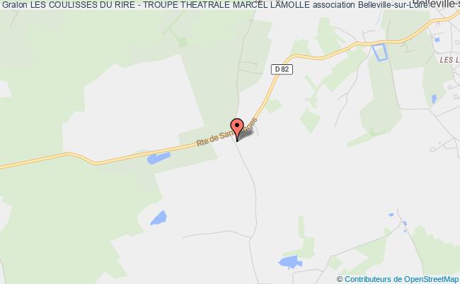 plan association Les Coulisses Du Rire - Troupe Theatrale Marcel Lamolle Belleville-sur-Loire