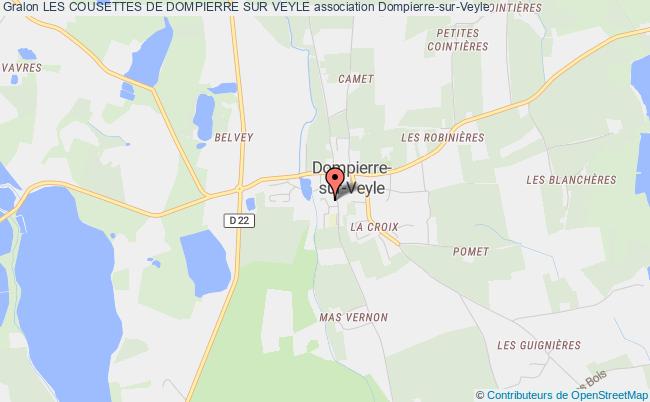 plan association Les Cousettes De Dompierre Sur Veyle Dompierre-sur-Veyle