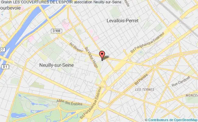 plan association Les Couvertures De L'espoir Neuilly-sur-Seine
