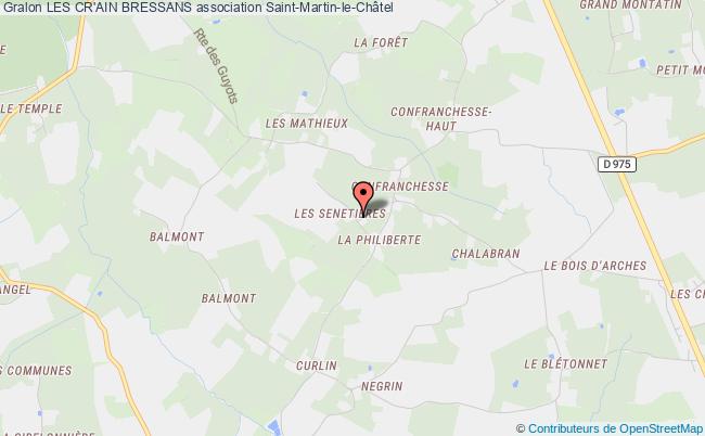 plan association Les Cr'ain Bressans Saint-Martin-le-Châtel