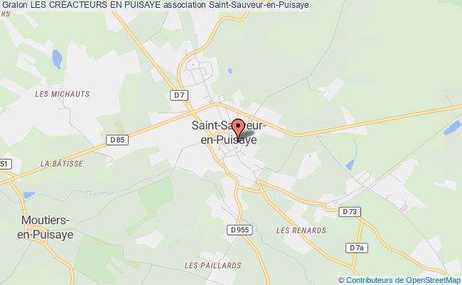 plan association Les CrÉacteurs En Puisaye Saint-Sauveur-en-Puisaye