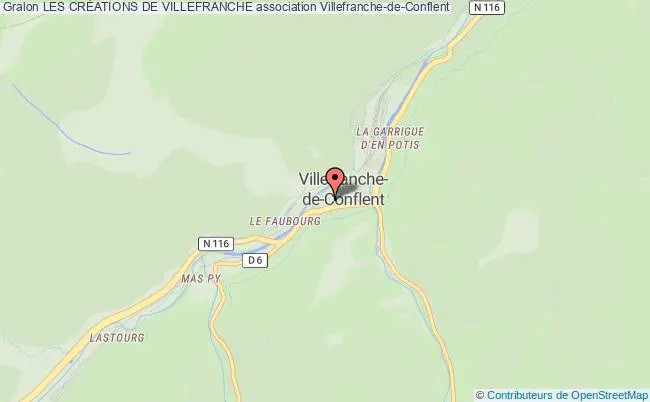 plan association Les CrÉations De Villefranche Villefranche-de-Conflent