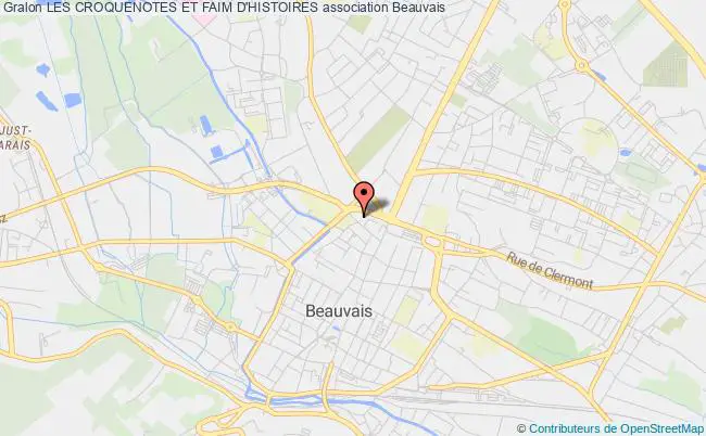 plan association Les Croquenotes Et Faim D'histoires Beauvais