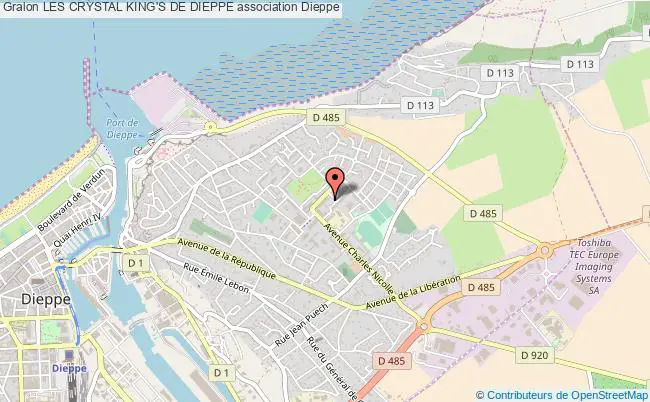 plan association Les Crystal King's De Dieppe Dieppe