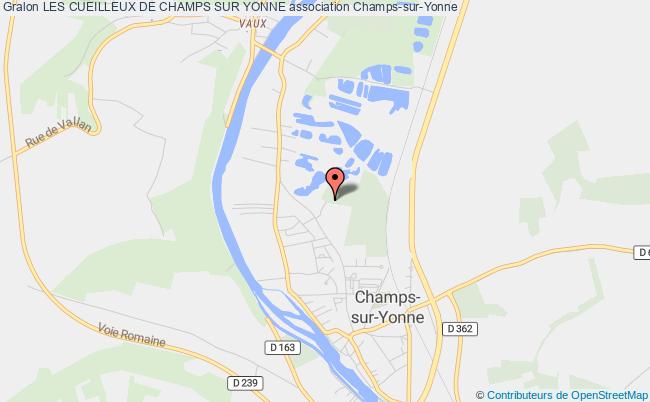 plan association Les Cueilleux De Champs Sur Yonne Champs-sur-Yonne