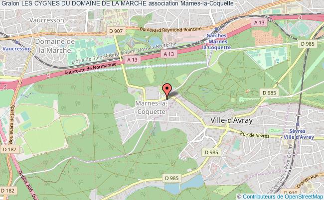 plan association Les Cygnes Du Domaine De La Marche Marnes-la-Coquette