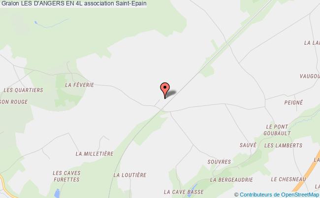 plan association Les D'angers En 4l Saint-Épain