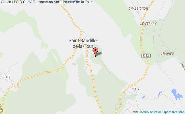 plan association Les D Clav T Saint-Baudille-de-la-Tour