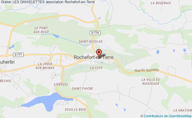 plan association Les Danielettes Rochefort-en-Terre