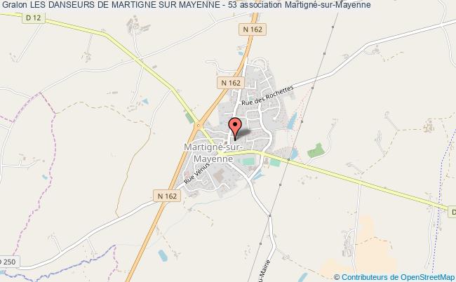 plan association Les Danseurs De Martigne Sur Mayenne - 53 Martigné-sur-Mayenne