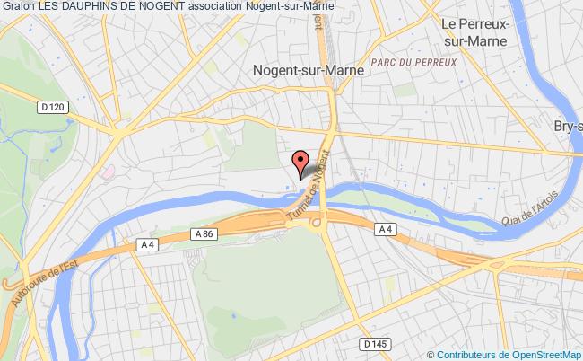 plan association Les Dauphins De Nogent Nogent-sur-Marne