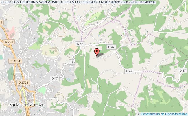plan association Les Dauphins Sarladais Du Pays Du Perigord Noir Sarlat-la-Canéda