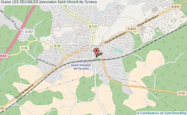 plan association Les DÉcÂblÉs Saint-Vincent-de-Tyrosse