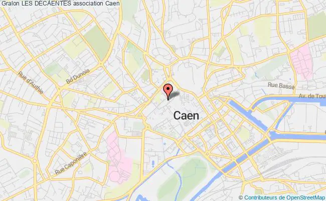 plan association Les DÉcaentÉs Caen