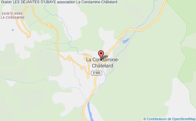 plan association Les DÉjantÉs D'ubaye Condamine-Châtelard