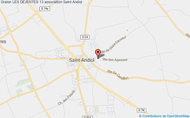 plan association Les Dejentes 13 Saint-Andiol