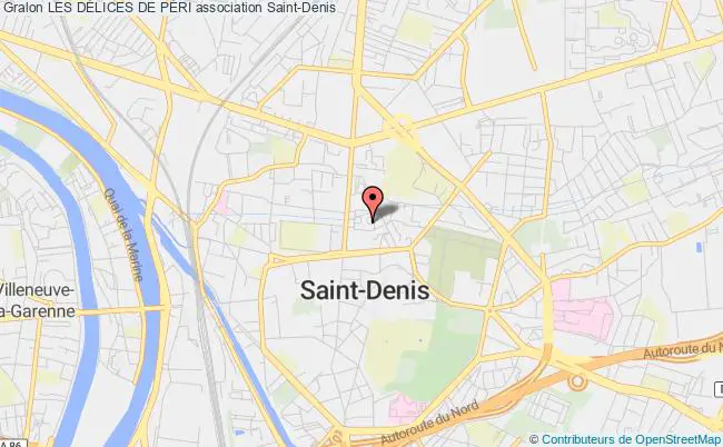 plan association Les DÉlices De PÉri Saint-Denis