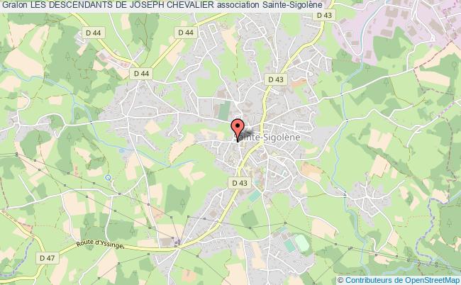 plan association Les Descendants De Joseph Chevalier Sainte-Sigolène