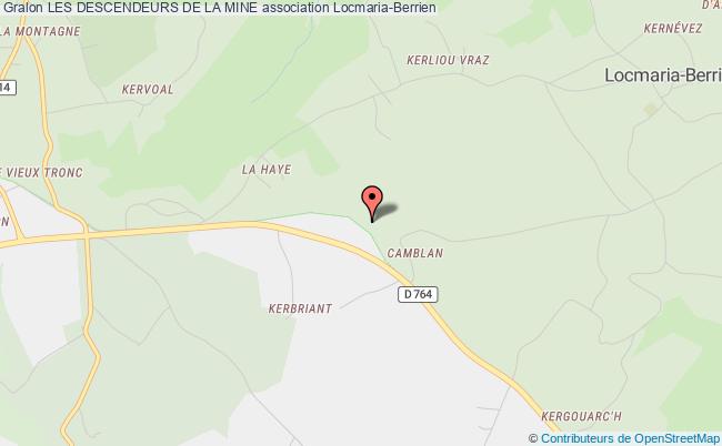 plan association Les Descendeurs De La Mine Locmaria-Berrien