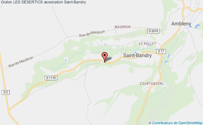 plan association Les DÉsertics Saint-Bandry