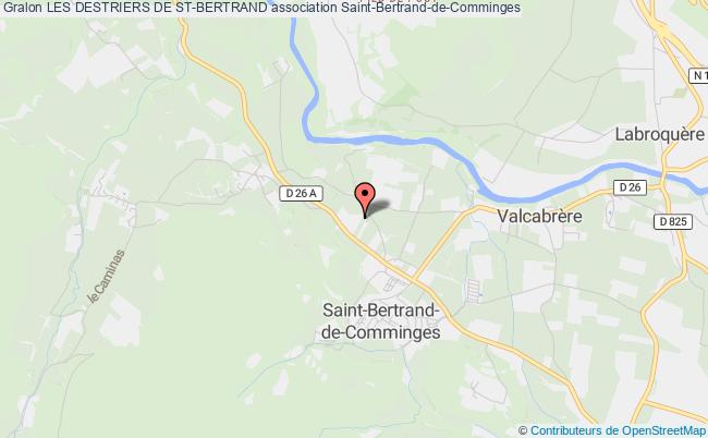 plan association Les Destriers De St-bertrand Saint-Bertrand-de-Comminges