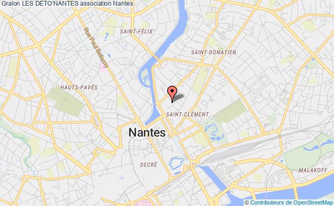 plan association Les DÉto'nantes Nantes