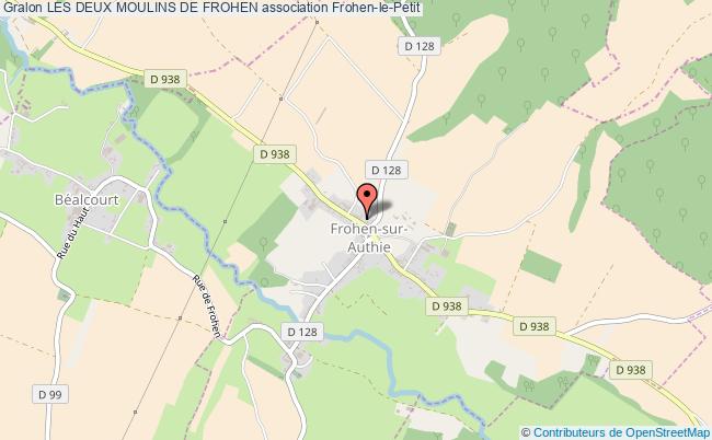 plan association Les Deux Moulins De Frohen Frohen-le-Petit