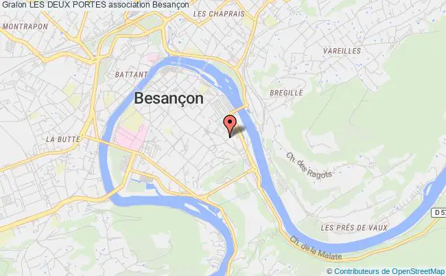 plan association Les Deux Portes Besançon
