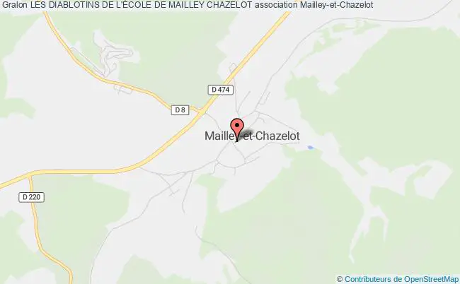 plan association Les Diablotins De L'École De Mailley Chazelot Mailley-et-Chazelot
