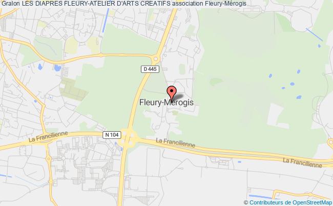plan association Les Diapres Fleury-atelier D'arts Creatifs Fleury-Mérogis