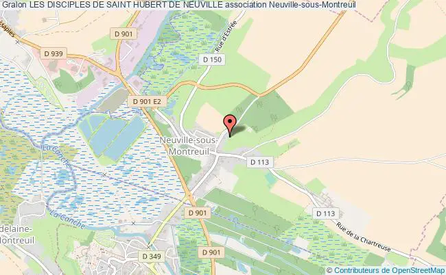plan association Les Disciples De Saint Hubert De Neuville Neuville-sous-Montreuil