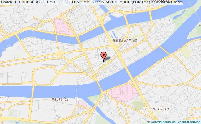 plan association Les Dockers De Nantes-football Americain Association (ldn-faa) Nantes