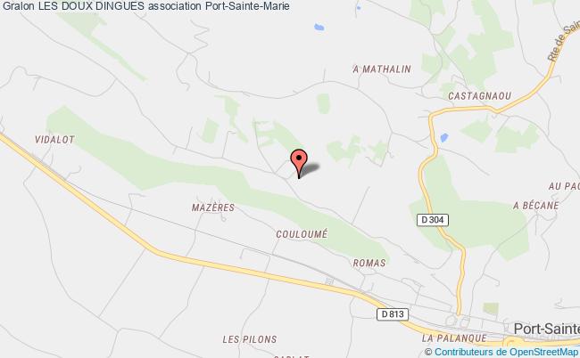 plan association Les Doux Dingues Port-Sainte-Marie