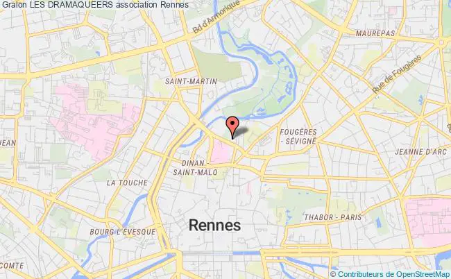 plan association Les Dramaqueers Rennes