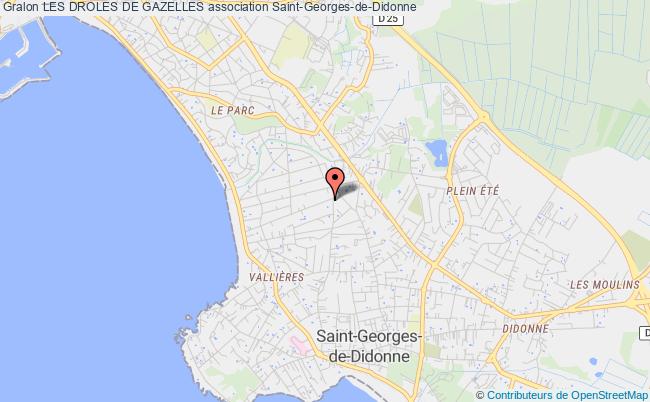 plan association Les Droles De Gazelles Saint-Georges-de-Didonne