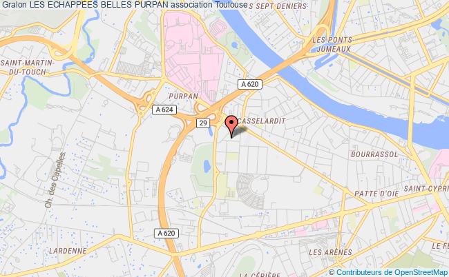 plan association Les Echappees Belles Purpan Toulouse