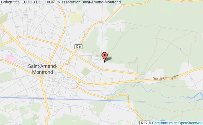 plan association Les Echos Du Chignon Saint-Amand-Montrond