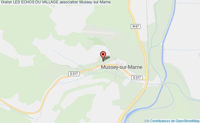 plan association Les Echos Du Vallage Mussey-sur-Marne