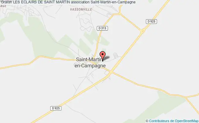 plan association Les Eclairs De Saint Martin Saint-Martin-en-Campagne