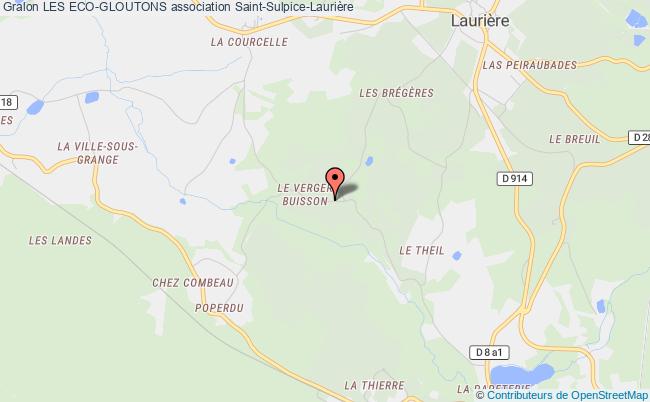 plan association Les Eco-gloutons Saint-Sulpice-Laurière