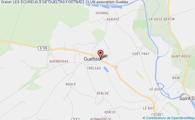 plan association Les Écureuils De Gueltas Football Club Gueltas