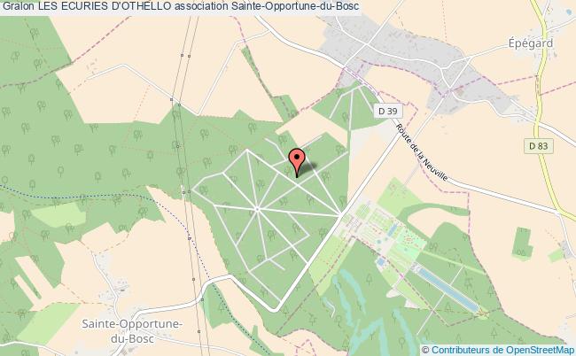 plan association Les Ecuries D'othello Sainte-Opportune-du-Bosc