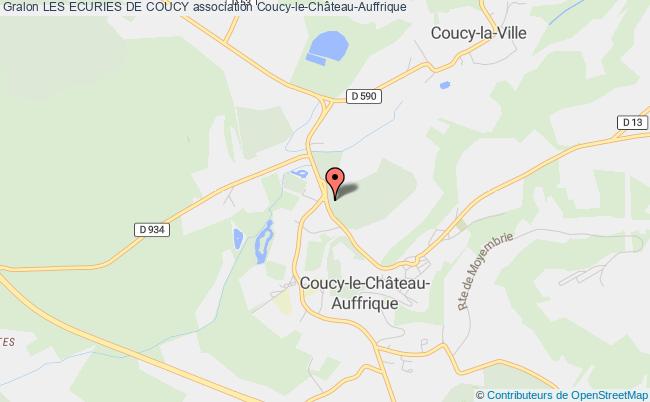 plan association Les Ecuries De Coucy Coucy-le-Château-Auffrique