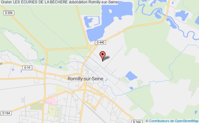 plan association Les Écuries De La BÉchÈre Romilly-sur-Seine