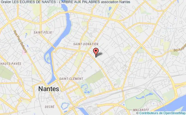 plan association Les Ecuries De Nantes - L'arbre Aux Palabres Nantes