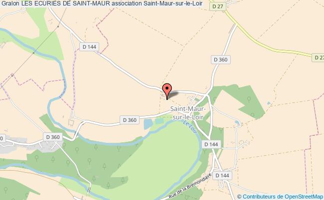 plan association Les Ecuries De Saint-maur Saint-Maur-sur-le-Loir